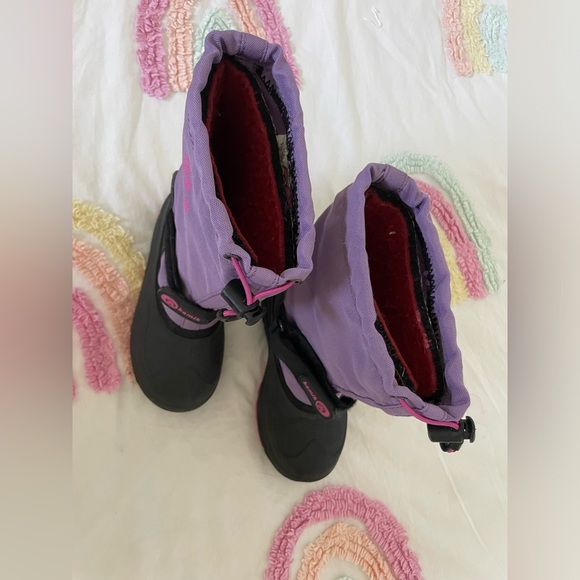 Jamil Girls Waterproof Snow Boots size 13 kids - Picture 7 of 9